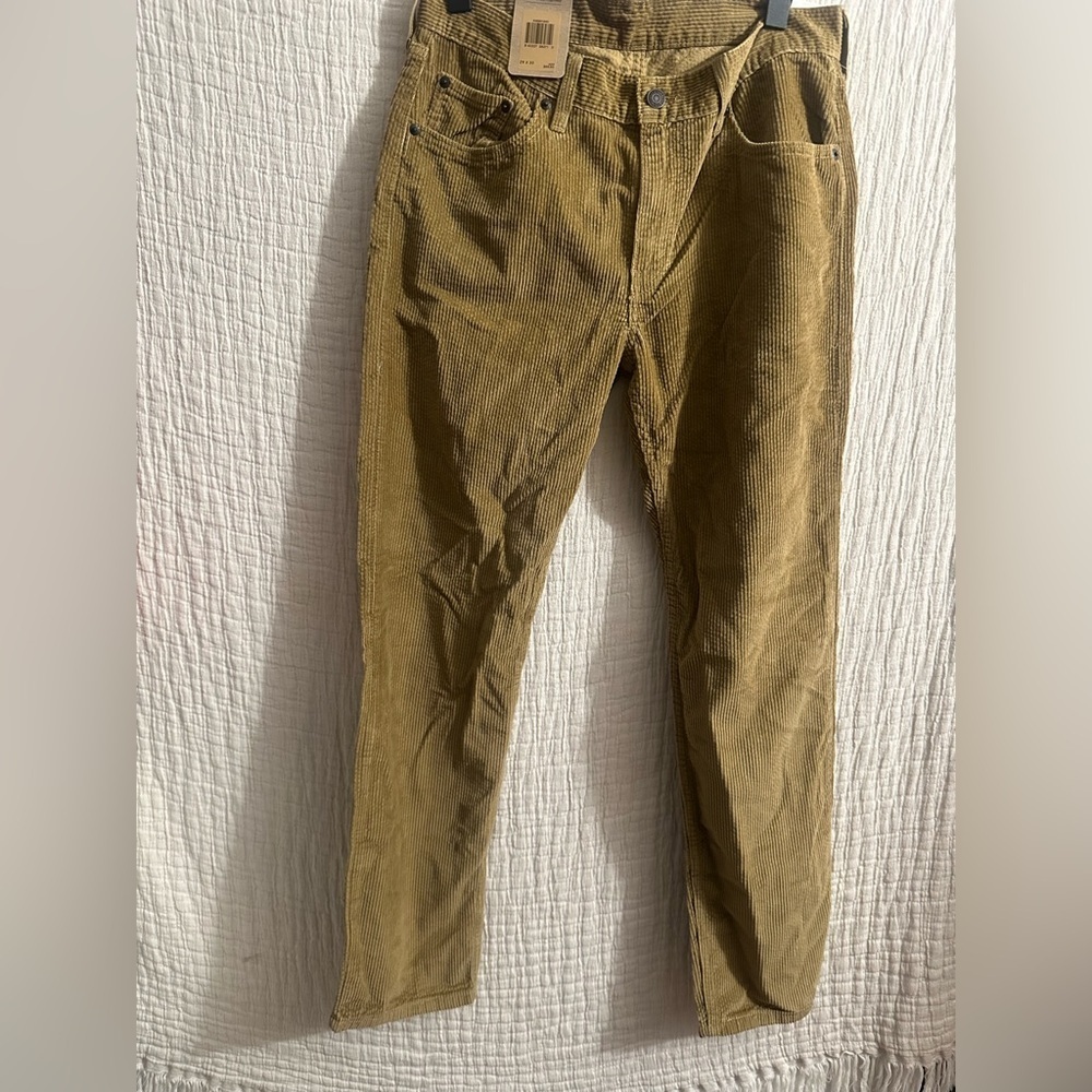 Levi’s Men's Corduroy Pants - Tan NWT Sz 29x30 - Picture 2 of 3